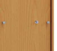 Büroschrank Lona XL mit Schiebetüren Buche