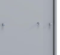Büroschrank Lona XL mit Schiebetüren Grau