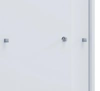 Büroschrank Lona XL mit Schiebetüren Weiß