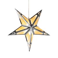 LED-Papierstern - Silber