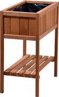 Hochbeet aus Holz mit Ablageboden