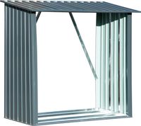 Großes Kaminholzregal Madera aus Metall