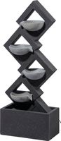 Großer Design-Gartenbrunnen mit 4 Wasserschalen