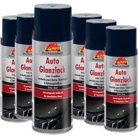 Auto Glanzlack, Schwarz 6er Set