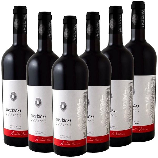 ARTISAN Schwarze Mädchentraube (Feteasca Neagra) DOC - 6er Karton