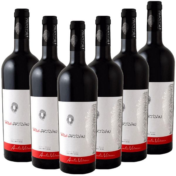 ARTISAN Red Artisan Cuvee Merlot- Schwarze Mädchentraube (Feteasca Neagra) - Cabernet Sauvignon DOC - 6er Karton