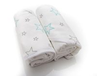 Kaputzenbadetuch, 2er Pack, Design Sterne