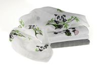 Mullwindeln, 4er Pack, Design Panda