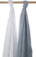 Pucktuch 2er Set , 120x120cm, Design Kronen