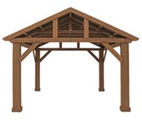 Westmann Premium Holzpavillon Yukon 14x12 natur