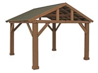 Westmann Premium Holzpavillon Yukon 14x12 natur