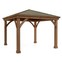 Westmann Premium Holzpavillon Devon 12x12 natur