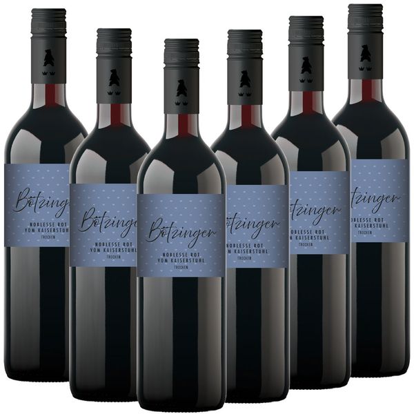 Der Bötzinger - Noblesse Rotwein Cuveé QbA trocken - 6er Karton