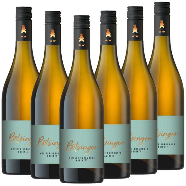 Der Bötzinger - Weißer Burgunder Kabinett halbtrocken - 6er Karton