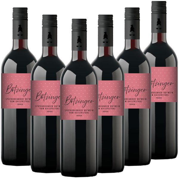 Der Bötzinger - Spätburgunder Rotwein QbA trocken - 6er Karton