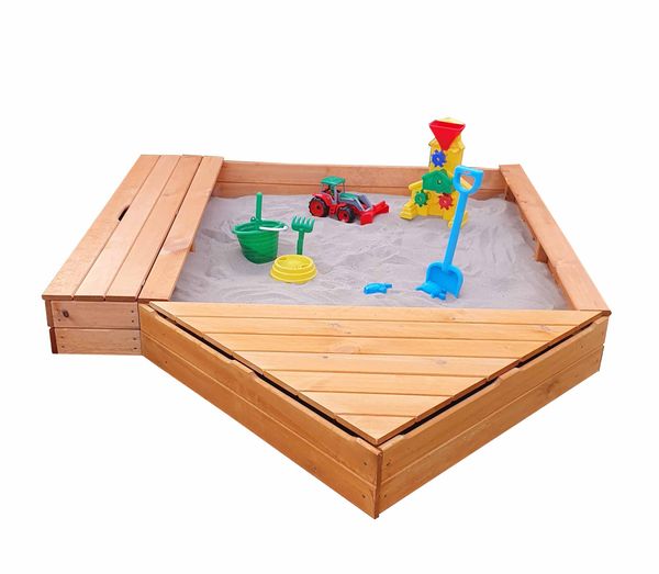 Promadino Sandkasten "MULTI" + Bug- + Sitzbox