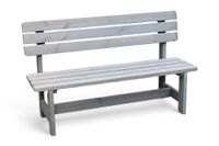 Promadino Holz-Bank Summer grau
