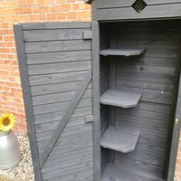 Promadino Gartenschrank "Babylon" anthrazit