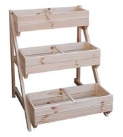 Promadino Pflanztreppe mit Kästen natur