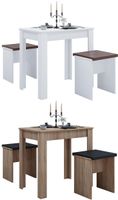 Esstisch-Gruppe "Esal L" 80x50 Sonoma-Eiche