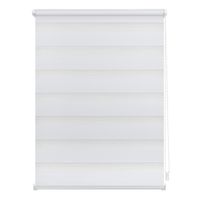 Duo-Rollo Haftfix, ohne Bohren, blickdicht Weiß, 45 cm x 150 cm (B x L)