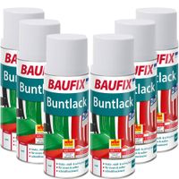 Buntlack Spray weiß 6er-Set
