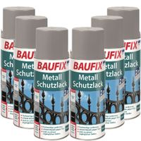 Metallschutzlack Spray silbergrau 6er-Set