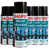 Metallschutzlack Schwarz 6er-Set