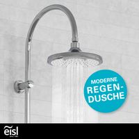 Duschset SOMMERREGEN, Regendusche ohne Armatur, Duschsystem, Handbrause mit 5 Funktionen