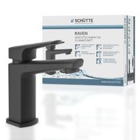 RAVEN Waschtischarmatur, Schwarz matt