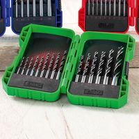 Doppelnut-Holzbohrer-Set - 15tlg.