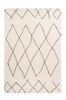 Hochflor Teppich Elfenbein 160cm x 230cm
