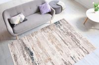 Teppich Grau / Blau 80cm x 150cm