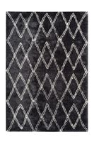 Retro-Teppich Anthrazit 80cm x 150cm
