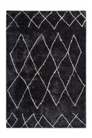 Retro Teppich Anthrazit 200cm x 290cm