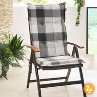 Wendeoptik-Hochlehner, Karo Grau 2er Set