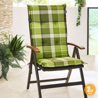 Wendeoptik-Hochlehner, Karo Lindgrün 2er Set