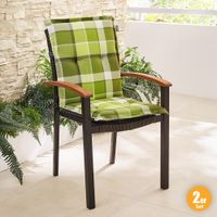 Wendeoptik-Niedriglehner, Karo Lindgrün 2er Set
