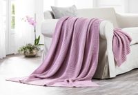 Strickdecke, ca. 130 x 170 cm - Rose