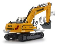 JAMARA Bagger Liebherr R936 Destruction-Set mit Schalengreifer und Abbruchhammer