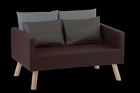 Hundesofa Daja braun