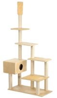 Katzen Kratzstamm Big House rh. beige