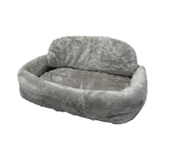 Hunde Tiersofa de Luxe mit Kissen Gr. 1 grau