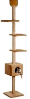 Katzen Kratzturm raumhoch beige