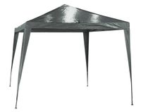 Steckpavillon 3x3m grau