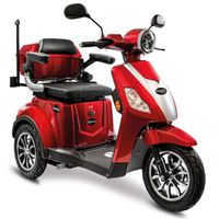 E-Trike 25 V.3, Rot, 1000 Watt, 60-30AH Lithium Akku wechselbar
