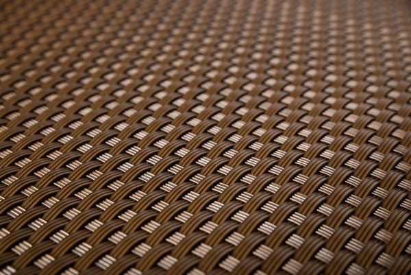 Polyrattan Balkonsichtschutz - Braun 0,9m x 3m