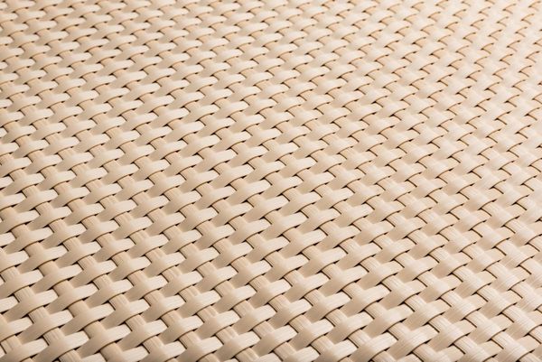 Polyrattan Balkonsichtschutz  - Beige 0,9m x 5m