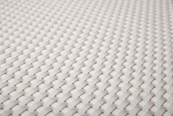 Polyrattan Balkonsichtschutz - Weiß 1m x 5m