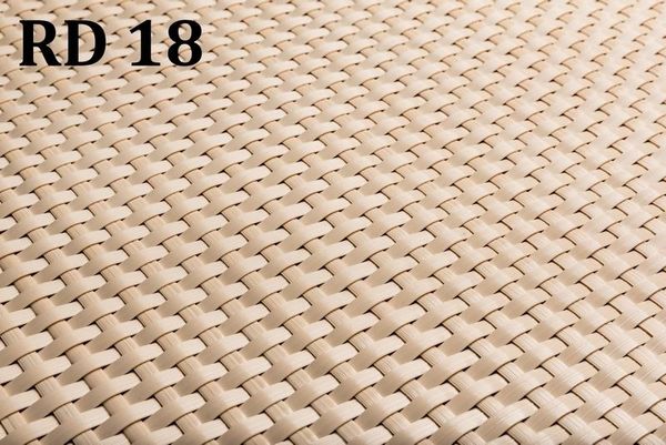 Polyrattan Balkonsichtschutz - Beige 0,9m x 3m